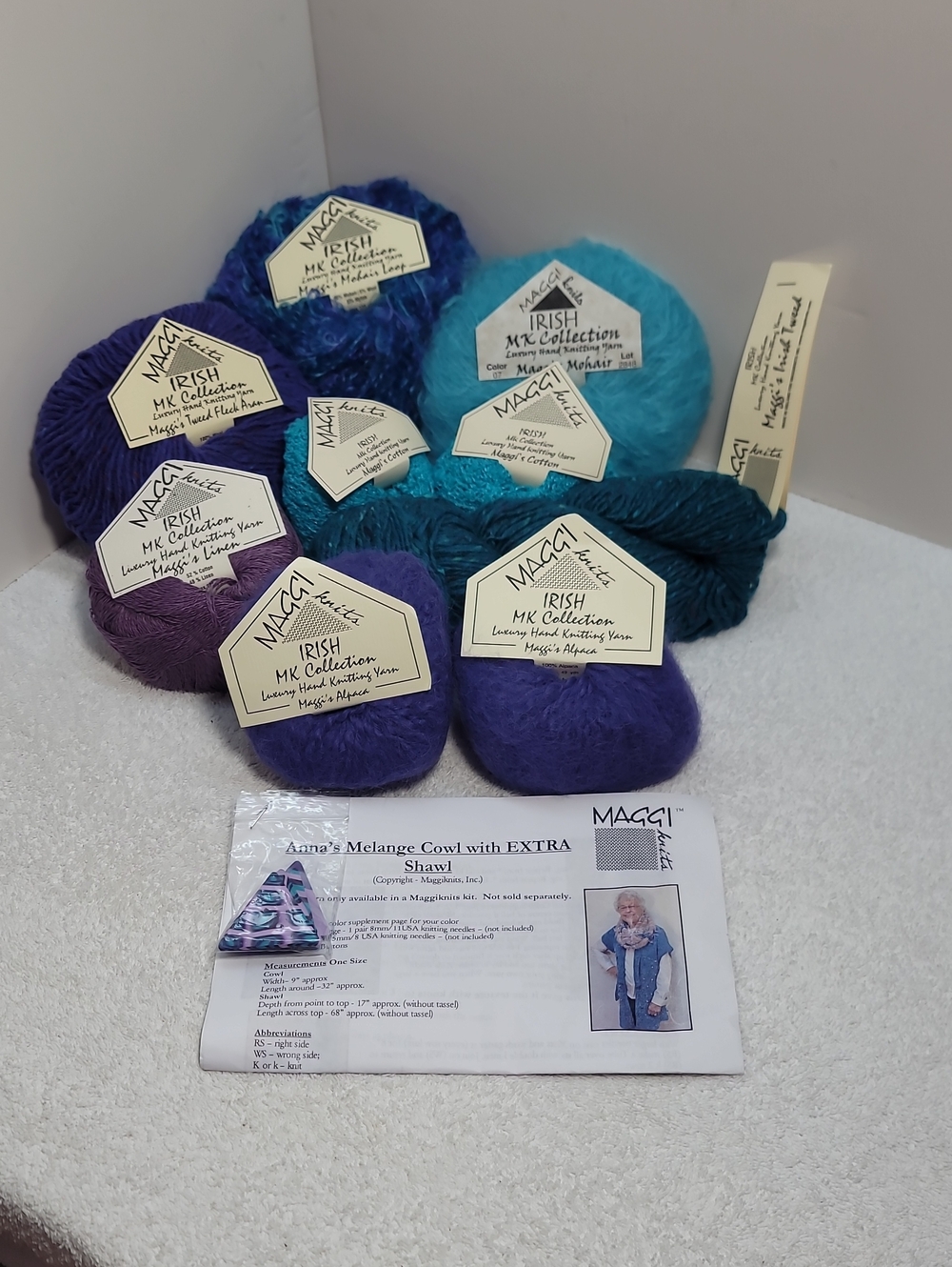 Anna's Melange Cowl w/EX Shawl KIT - NWT  #10